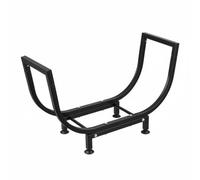 Ioensy Porte-bûches Amovible Support Range-bûches Acier Carbone Solution Pratique pour Stockage de Bois Adapté à Intérieur Terrasse, Pieds Fixes