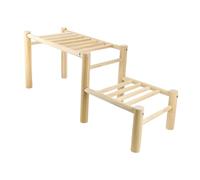 Ioensy Poulailler avec Perchoir en Bois et Aire de Jeux dans Le Jardin. Espace de Rangement et Perchoir.