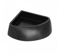 Ioensy Récipient pour Reptile Bol Double Usage Alimentaire Plat Eau Construit pour Une Stabilité Parfaite Adapté aux Vivariums Familles Accessoires d'animaux Habitat Éducatif, Noir