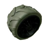 Ioensy Roulette en Polyuréthane Solide, Pièce de Rechange Portable, Professionnelle et Universelle Robuste pour Chariot de Camping, de Jardin Ou de Plage, Bleu Gris