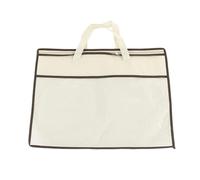 Ioensy Sac de Rangement Oreiller, Grande Capacité, Fenêtre Transparente, Poignée Solide, Organisateur Vêtements, Sac Couette Matériau PVC, Adapté Au Stockage d'Obj (Brun)