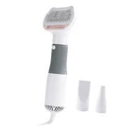 Ioensy Sèche-Cheveux pour Chien Combine Sèche-Cheveux Brosse Fonction de Peigne et Souffleur Conçu avec Réglage de Température Réglable et Brosse Démêlante A, Gris