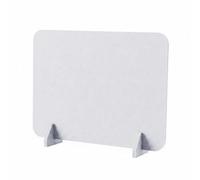 Ioensy Séparateur de Bureau Cloison de Bureau Écran de Confidentialité Panneau Individuel Feutrée Effet Anti-regard Adapté au Travail de Bureau Bibliothèque, Light Gray, 30-60cm