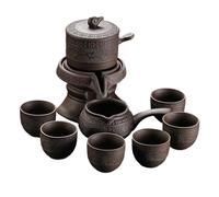 Ioensy Service à Thé En Argile Kung Porcelaine, Théière Artisanale, Idéale pour Un Anniversaire Ou Une Fête D'entreprise En Extérieu, b