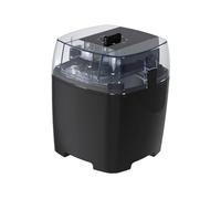 Ioensy Sorbetière avec Couvercle pour Glaces, Sorbets, Granités et Desserts D'été, Capacité de 1,5 Litre, Noir