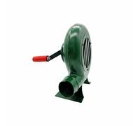 Ioensy Souffleur d'Air Manuel Portable Ventilateur à Main Pompe à Feu Soufflet de Camping Facilitée et Entretien de Braises Plus Chaudes Adapté au Barbecue, Souffleur Manuel 300W Modèle Courant