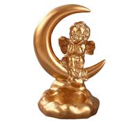 Ioensy Statue D'ange, Bougeoir, Ornement de Table, Polyvalent, élégant et Léger, pour étagères, Bureaux et Tables de Chevet, Sculpture En Résine, 9 Cm X 7.5 Cm X 11