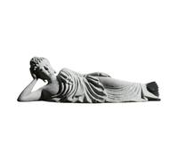 Ioensy Statue de Bouddha Couché En Méditation, Figurine de Bouddha Endormi, Sculpture de Bouddha Amitabha pour Balcon, étagère Ou Aquarium