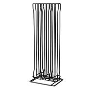 Ioensy Support Capsule Café Range-Capsules Distributeur Rotatif Tour Organisateur Acier Chromé Élégant pour Maison Bureau Bar Restaurant Fête, Chrome, A - Contenir 60 Capsules