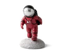 Ioensy Support Téléphone Astronaute | Socle Texturé Eff Cratère, Léger, Support Téléphone Bureau Astronaute, Geeks, Rouge