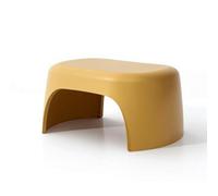 Ioensy Tabouret Enfant Tabouret Plastique Tabouret Bas Tabouret Ménager Épaissi Antidérapant Format Gain de Place Empilable, Jaune, Style to 2