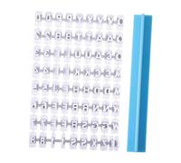 Ioensy Tampons à Biscuits En Relief avec Lettres et Chiffres, Durabilité, Accessoires, Tampon à Fondant