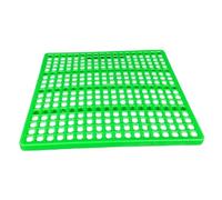 Ioensy Tapis de Cage pour Lapin, Doublure de Cage, Tapis pour Bac à Litière avec Trou Anti-Fuite d'eau, Accessoires pour Animaux de Compagnie, Tapis, 50cmx50cm
