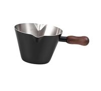 Ioensy Tasse à Mesurer pour Expresso, Accessoire Multifonctionnel Réutilisable, Pichet Verseur de Lait Compact pour Fêtes, Restaurants et, Noir
