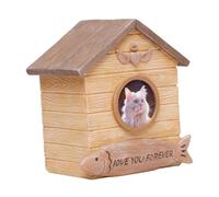 Ioensy Urne Funéraire pour Animaux de Compagnie, Boîte Commémorative pour Animaux de Compagnie, Cadeau Souvenir en Cas de Deuil Animalier, Urne Souvenir pour, Chat