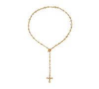 IOETSEUT Femmes Collier Soeur Collier Goth Strass Croix Pendentif Ras de Cou Collier pour Femmes Hommes Simple Réglable Longue Chaîne Christian Pray Bijoux Filles Cadeaux