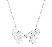 IOETSEUT Colliers pour Homme Placebo Ange Papillon Pendentif Collier pour Femmes Symbole Femelle Boho Collier Bijoux
