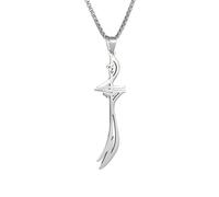 IOETSEUT Vintage Evil Eye Imam Ali épée Hamsa Main Fatima Pendentif Collier pour Hommes Femmes Bijoux Religieux Chanceux