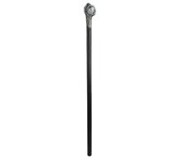 IOEUIWP Canne Serpent Cobra 23,62 Pouces, Sceptre de Pharaon, bâton de Magicien, Accessoires de Costume d'halloween for Femmes et Hommes pour Déguisement De Magicien d'halloween(Silver Claws)