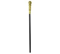 IOEUIWP Canne Serpent Cobra 23,62 Pouces, Sceptre de Pharaon, bâton de Magicien, Accessoires de Costume d'halloween for Femmes et Hommes pour Déguisement De Magicien d'halloween(Golden Round Head)