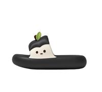 IOEUIWP Couple Slippers Man House Shoes Apple Summer Sandals Slides Pour l'intérieur et l'extérieur(Black,38-39)