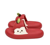 IOEUIWP Couple Slippers Man House Shoes Apple Summer Sandals Slides Pour l'intérieur et l'extérieur(Red,44-45)