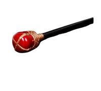 IOEUIWP Créatif Enfants Adultes Roi Reine Prince Sceptre Cosplay Accessoires Fée Baguette Magique Fête Halloween Costume Noël pour Déguisement De Magicien d'halloween(Gold Red)