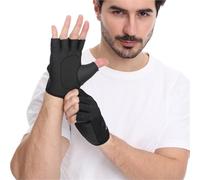 IOEUIWP Gants de Gymnastique 2 pièces, haltérophilie | Haltère d'entraînement, accessoire de musculation, Fitness, paume creuse en Silicone