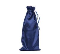 IOEUIWP Lot de 20 sachets en Soie à Cordon Serrage for vin Rouge, Pochettes Rangement réutilisables for Cadeaux Mariage pour Mariage, Voyage, fête, Rangement(Blue2)