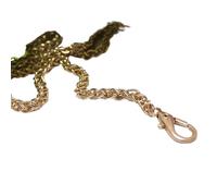 IOEUIWP Or/Argent/Noir/cuivre 40-120 cm métal Remplacement Sac à Main chaîne épaule bandoulière Sangle for d'embrayage poignée pour Sac Bandoulière, Sac, Portefeuille(Gold,40cm)