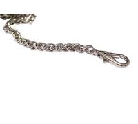 IOEUIWP Or/Argent/Noir/cuivre 40-120 cm métal Remplacement Sac à Main chaîne épaule bandoulière Sangle for d'embrayage poignée pour Sac Bandoulière, Sac, Portefeuille(Silver,120cm)