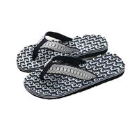 IOEUIWP Summer Men Flip Flops Bathroom Slippers Casual EVA Shoes Beach Sandals Pour l'intérieur et l'extérieur(Deep Blue,44)