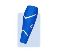 IOEUIWP Support de sport for exercices gymnastique, Compression des mollets, Protection manches jambes, attelle extensible pour Sport Course Jogging(Blue,M)