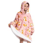 IOEUIWP Sweat à capuche extra long en flanelle for homme et femme, polaire douce épaisse, idéal for l'hiver, for les enfants adultes Pour Femme et Homme(Color10,Adult 90cm)