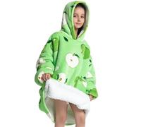 IOEUIWP Sweat à capuche extra long en flanelle for homme et femme, polaire douce épaisse, idéal for l'hiver, for les enfants adultes Pour Femme et Homme(Color5,Adult 90cm)