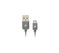 IOGEAR 2 m USB A - Micro USB B 2 m USB vers Micro-USB B Gris câble USB - câbles USB (2 m, USB A, Micro-USB B, mâle/mâle, Gris)