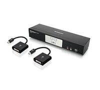 iogear 2-Port HD câble kvm avec DisplayPort Adaptateurs (Gcs62hdpkit) DVI Dual-Link et Mini DisplayPort (Audio 7.1) 2 Ports