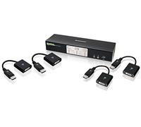 iogear 2-Port HD câble kvm avec DisplayPort Adaptateurs (Gcs62hdpkit) Kit pour Deux moniteurs - DVI Dual Link et DisplayPort 2 Ports