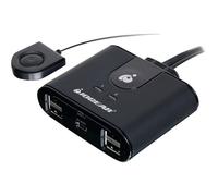 IOGEAR 2x4 USB 2.0 Peripheral Sharing Switch GUS402 - Commutateur de partage des périphériques USB - de bureau