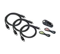 IOGEAR 4 Ports 4K Triple View DisplayPort KVMP