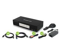 IOGEAR 4 Ports 4K Triple View DisplayPort KVMP