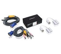 IOGEAR GCS1802MDPKIT Kit KVMP 2 Ports VGA et Mini DisplayPort avec Audio et OSD