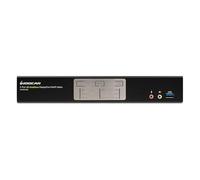 IOGEAR KVMP GCMS1922 Matrice DisplayPort à 2 ports 4K Dual View avec concentrateur USB 3.1 Gen1 et audio 4096 x 2160 @ 60 Hz Commutation croisée de souris 7.1 Mélangeur audio Windows MacOS Linux