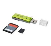 IOGEAR SD/MicroSD/MMC Card Reader/Writer GFR204SD - Lecteur de carte (MMC, SD, RS-MMC, microSD, SDHC, microSDHC, SDXC) - USB 2.0 G