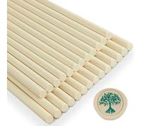 Ioggtser 26 Pièces Bâtons de Cire pour Pistolet à Colle, Tampon de Cire, Invitations (Blanc Laiteux)