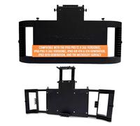 iOgrapher Mallette de cinéma Multi Pro Plastique ABS Noir de qualité Industrielle Support vidéo réglable avec poignées pour Prises de Vue Stables Chaussures d'accessoires pour Fixer trépied,