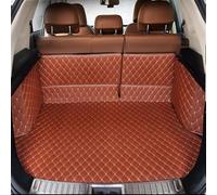 IOHYSGC Tapis de Coffre Entièrement Fermé pour Se-at Leon Mk3 5F 2013-2019, Antidérapant Imperméable Cuir Protection Coffre Tapis, Anti Rayures Cargaison Tapis de Protection,E-Brown