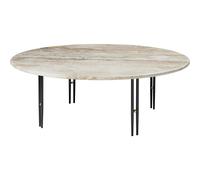 IOI Table Basse Ø100 Noir/ Beige
