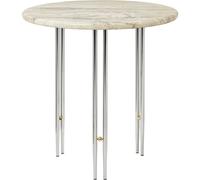 IOI Table D'appoint Ø50 Chrome/ Beige