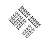 IOIUSKKU Améliorez la Gestion des Fils avec Un Ensemble d'organisateurs de Peignes de câbles Comprenant 24 pièces de Peigne à 6 Broches et 24 Broches, Noir, 8, 6